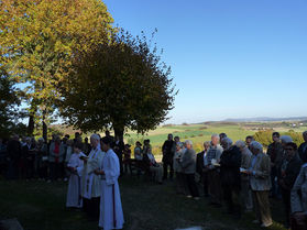 Einweihung der sieben Fußfälle im Oktober 2012 (Foto: Karl-Franz Thiede)